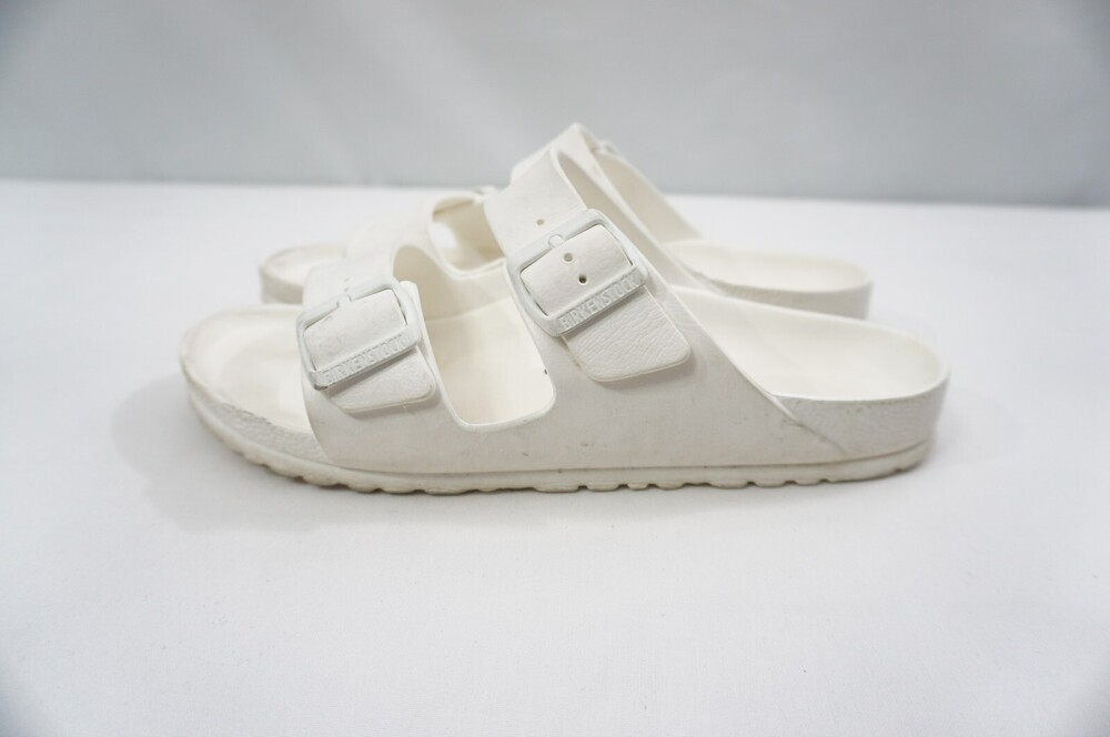 Birkenstock Arizona Wear/Damage White Eva Foam Sandals 41 Narrow 10 Woman/8 Men